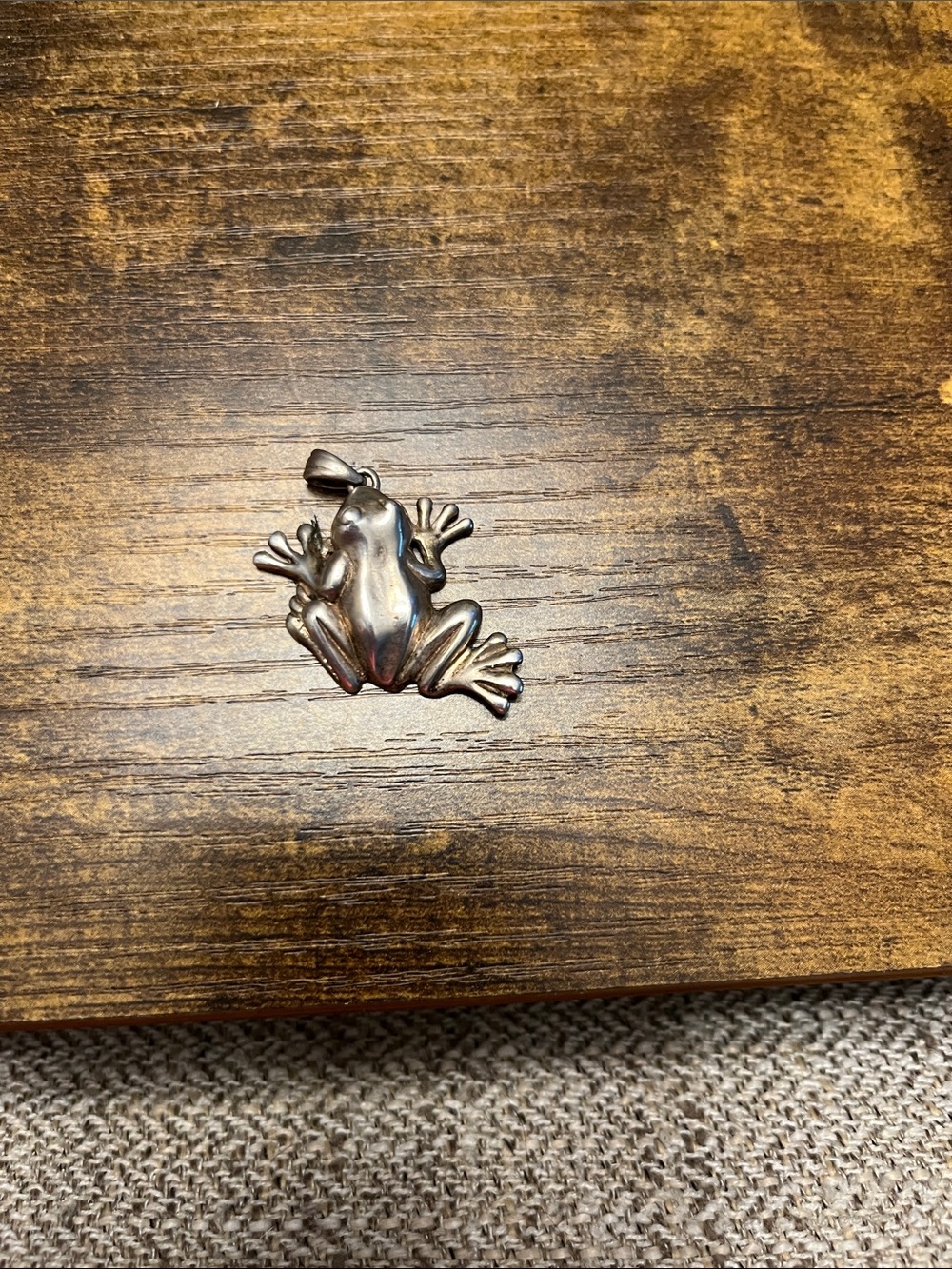 Frog Pendant 925 Sterling Silver